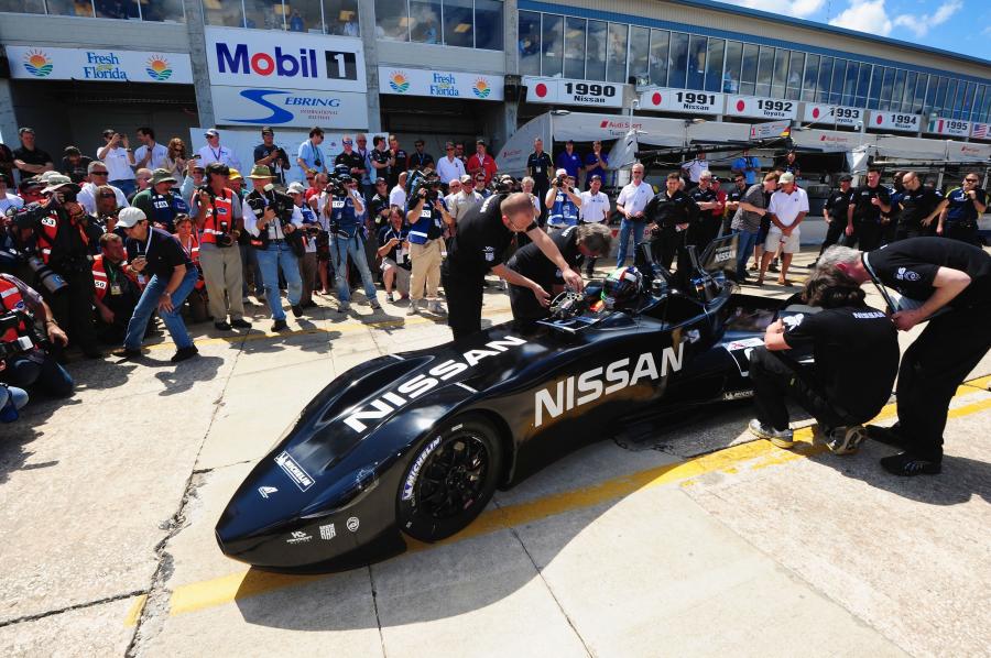  Nissan DeltaWing On Track Sebring 2012 года  (фото 9 из 50)